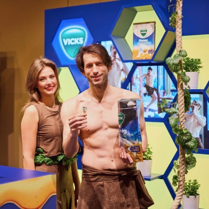 Walking Act, Maskottchen, Promotional Model